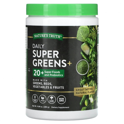 Nature's Truth, Daily Super Greens +, 280 г (9,88 унции) #1