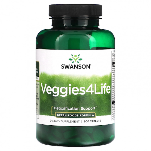 Swanson, Veggies4Life`` 300 таблеток #1