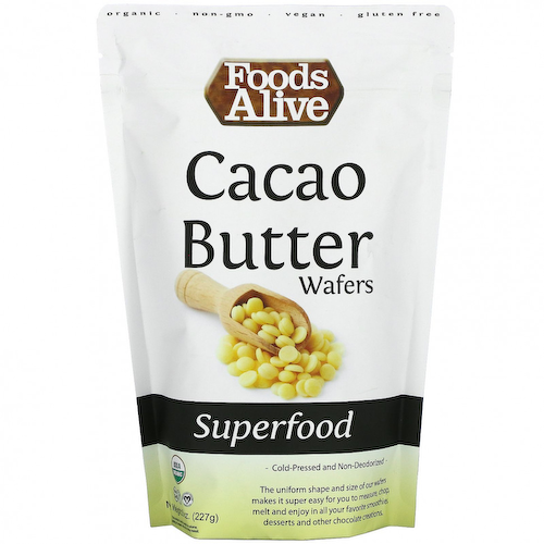 Foods Alive, Superfood, вафли с маслом какао, 227 г (8 унций) #1