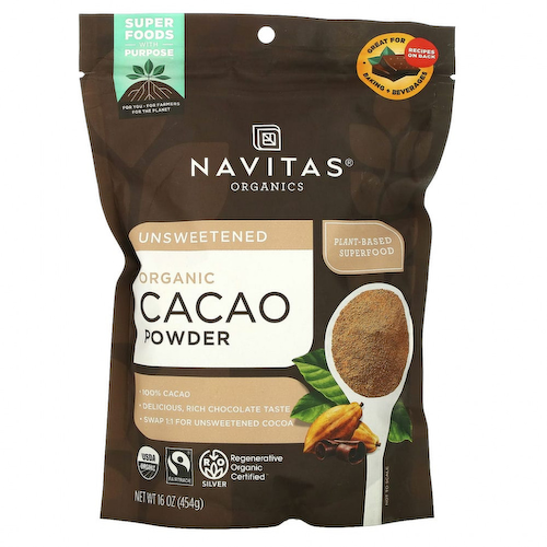 Navitas Organics, Органический какао-порошок, 454 г (16 унций) #1