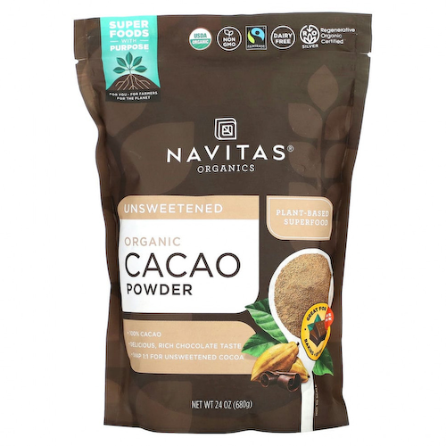 Navitas Organics, органический какао-порошок, 680 г (24 унции) #1