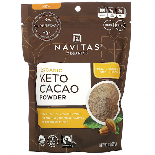 Navitas Organics, Органический кето-какао в порошке, 227 г (8 унций) #1