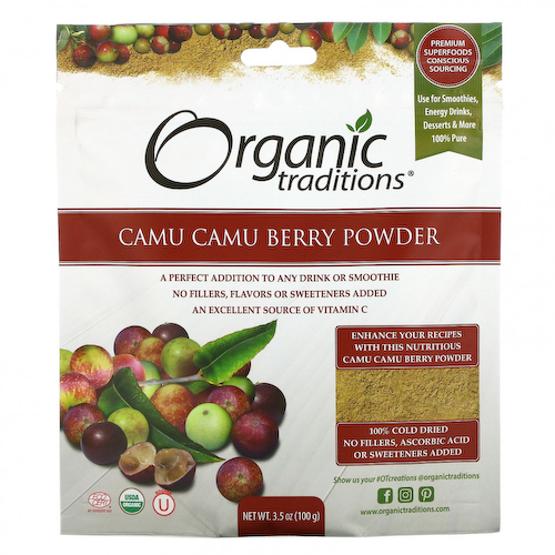 Organic Traditions, Ягоды каму-каму, 100 г (3,5 унции) #1