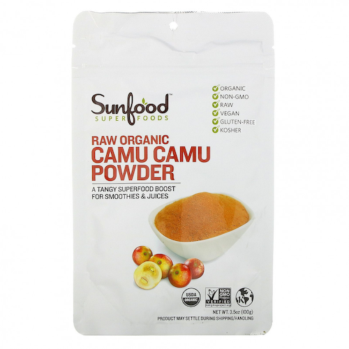 Sunfood, Порошок из пикантного каму-каму, 3,5 унции (100 г) #1