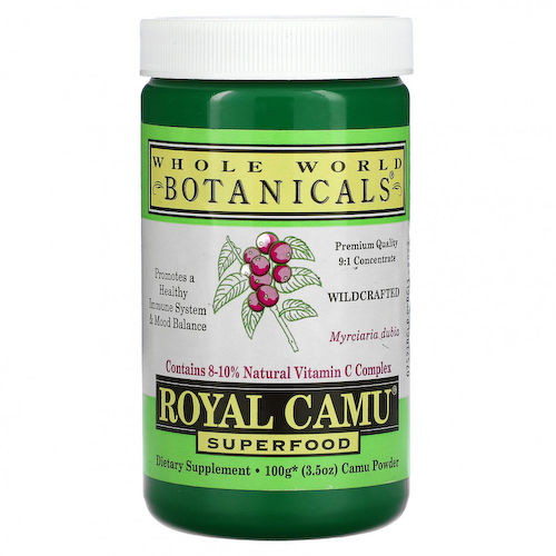 Whole World Botanicals, Порошок королевского каму-каму, 3.5 унций (100 г) #1