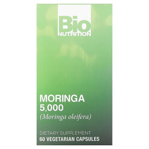 Bio Nutrition, Moringa Super Food, 500 мг, 60 растительных капсул #1