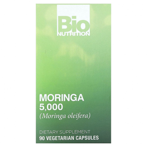 Bio Nutrition, Moringa Super Food, 5000 мг, 90 растительных капсул #1