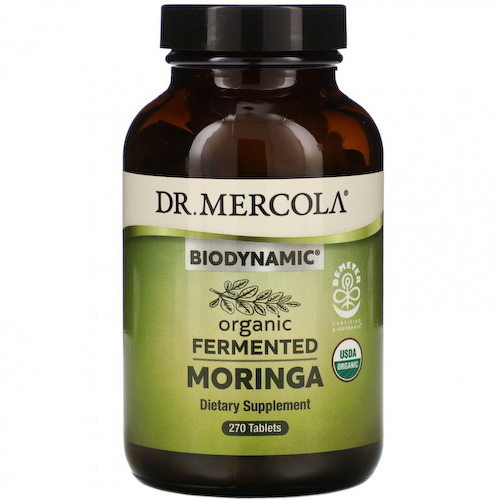 Dr. Mercola, Biodynamic, Органическая ферментированная моринга, 270 таблеток #1