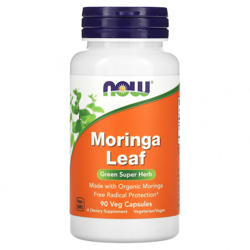 NOW Foods, Moringa Leaf, 90 Veg Capsules #1