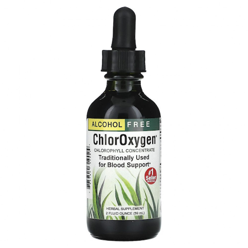 Herbs Etc., ChlorOxygen, концентрат хлорофилла, без спирта, 2 ж. унц. (59 мл) #1