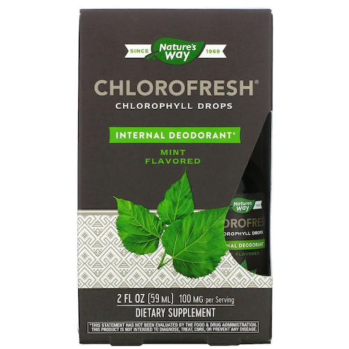Nature's Way, Chlorofresh, капли с хлорофиллом, мята, 59 мл (2 жидк. Унции) #1