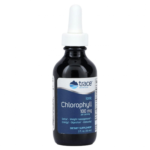 Trace Minerals ®, Ионный хлорофилл, 100 мг, 59 мл (2 жидк. Унции) #1