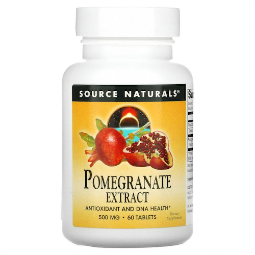 Source Naturals, экстракт граната, 500 мг, 60 таблеток #1