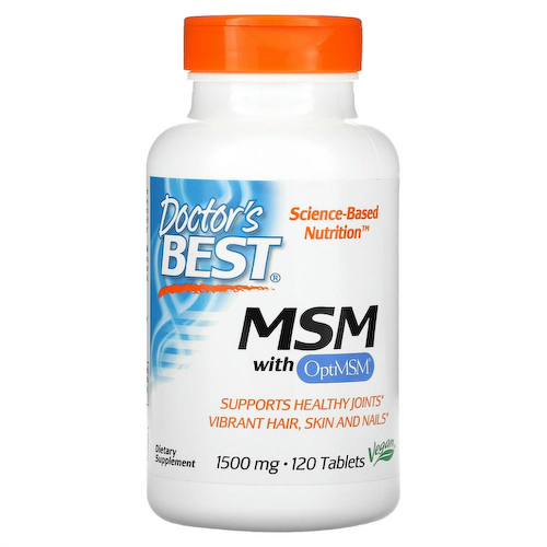 Doctor's Best, МСМ с OptiMSM, 1500 мг, 120 таблеток #1