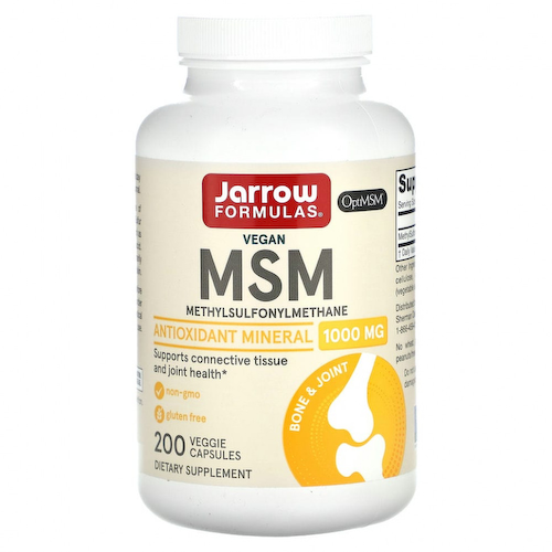 Jarrow Formulas, МСМ, 1000 мг, 200 растительных капсул #1