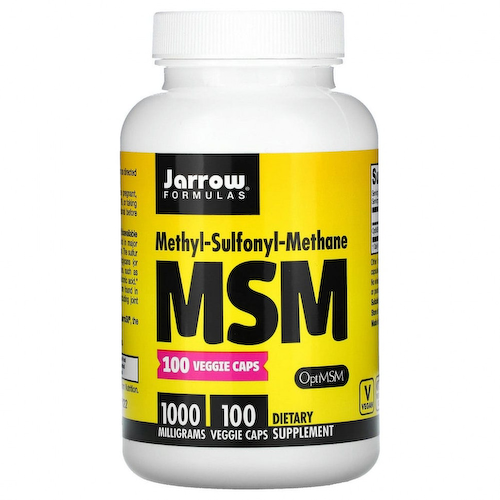 Jarrow Formulas, МСМ, 1000 мг, 100 вегетарианских капсул #1