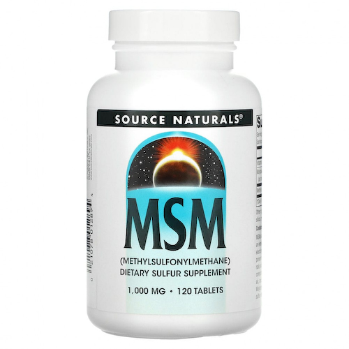Source Naturals, МСМ (метилсульфонилметан), 1000 мг, 120 таблеток #1