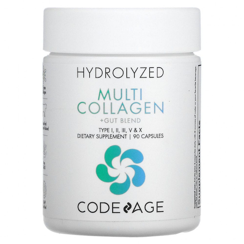 Codeage, Гидролизованный мультиколлаген + смесь для кишечника, 90 капсул #1