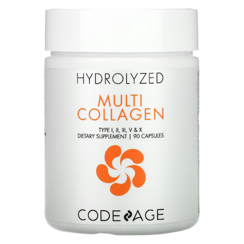 Codeage, Hydrolyzed, мультиколлаген, 90 капсул #1