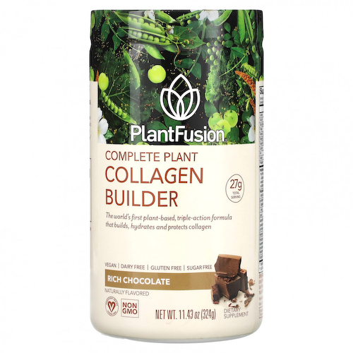 PlantFusion, Complete Plant Collagen Builder, насыщенный шоколад, 324 г (11,43 унции) #1