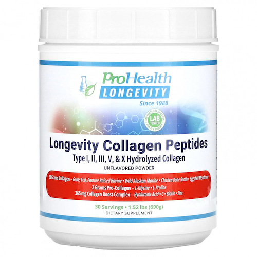 ProHealth Longevity, Пептиды коллагена Longevity, без добавок, 690 г (1,52 фунта) #1