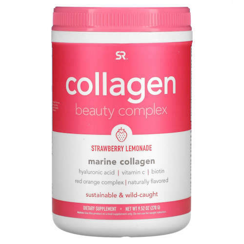 Sports Research, Collagen Beauty Complex, клубничный лимонад, 270 г (9,52 унции) #1
