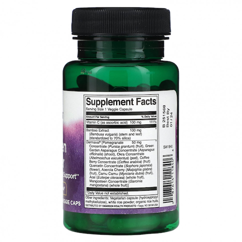 Swanson, Vegan Collagen Builder, 60 растительных капсул #1