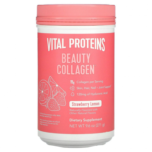 Vital Proteins, Beauty Collagen, клубника и лимон, 271 г (9,6 унции) #1