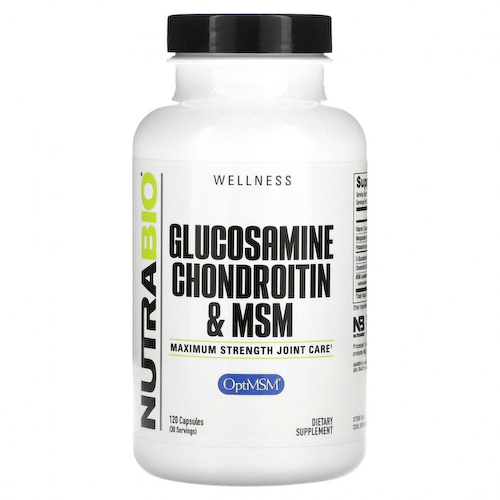 Nutrabio Labs, Глюкозамин, хондроитин и МСМ, 120 капсул #1