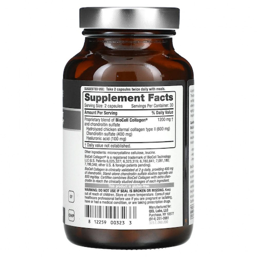 Quality of Life Labs, Cartiflex, 60 капсул #1