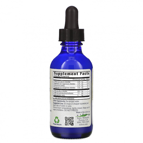 Eidon Mineral Supplements, Поддержка костей, жидкий концентрат, 2 унции (60 мл) #1