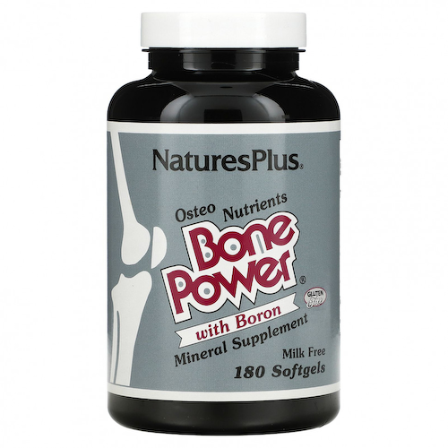 NaturesPlus, Bone Power с бором, 180 капсул #1