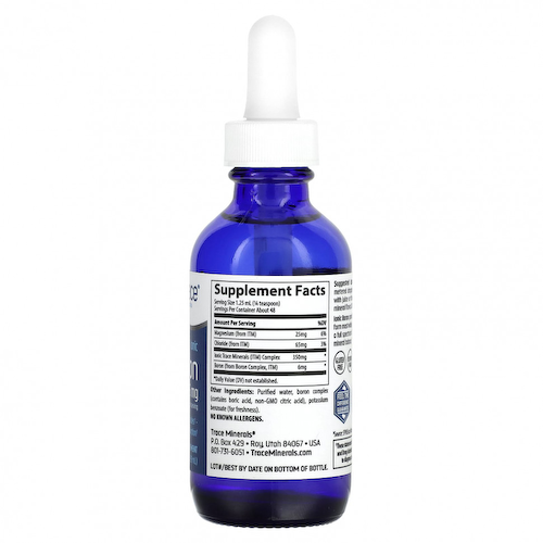 Trace Minerals ®, Ионный бор, 6 мг, 59 мл (2 жидк. Унции) #1