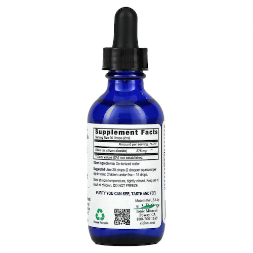 Eidon Mineral Supplements, Диоксид кремния, жидкий концентрат, 60 мл (2 унции) #1