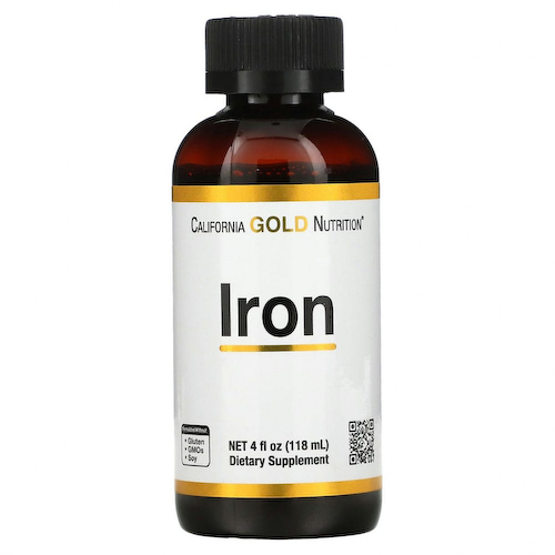 California Gold Nutrition, железо, 118 мл (4 жидк. унции) #1