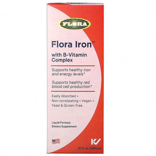 Flora, Железо с комплексом витаминов группы B, 445 мл (15 жидк. Унций) #1