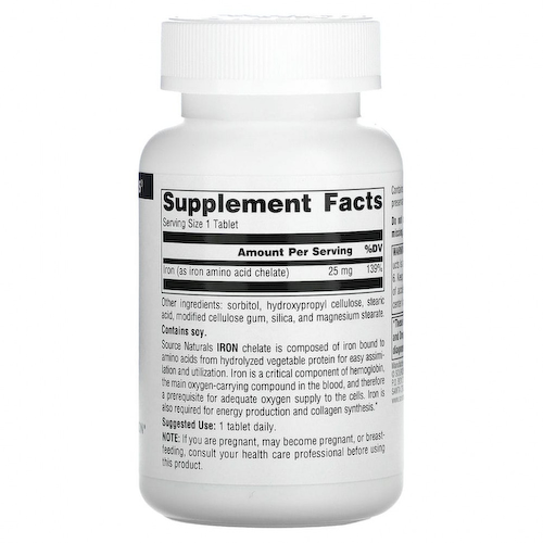Source Naturals, Железо, 25 мг, 250 таблеток #1