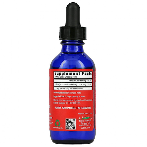 Eidon Mineral Supplements, йод, жидкий концентрат, 60 мл (2 жидк. унции) #1