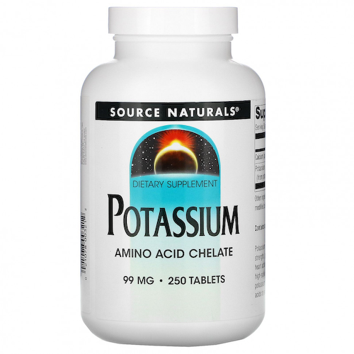 Source Naturals, калий, 99 мг, 250 таблеток #1