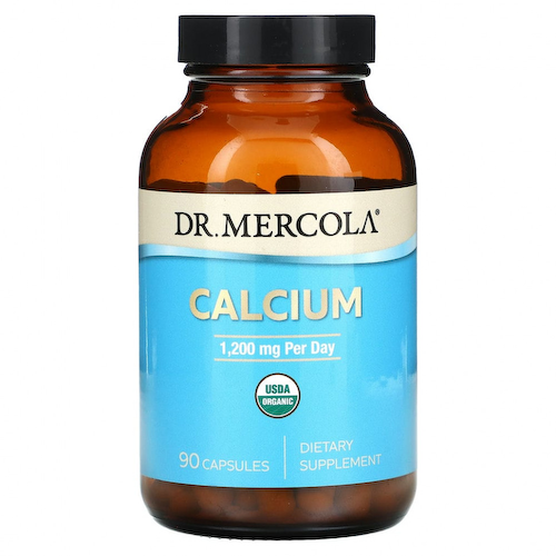 Dr. Mercola, Кальций, 1200 мг, 90 капсул #1