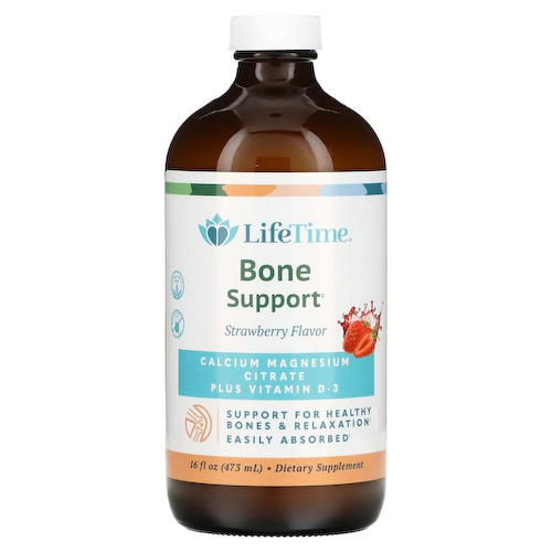 LifeTime Vitamins, оригинальный цитрат кальция и магния, клубника, 473 мл (16 жидк. унций) #1