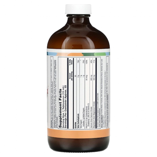 LifeTime Vitamins, оригинальный цитрат кальция и магния, клубника, 473 мл (16 жидк. унций) #1