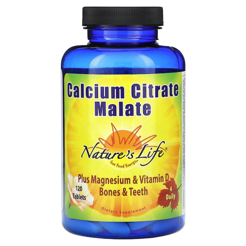 Nature's Life, Цитрат-малат кальция, 120 таблеток #1