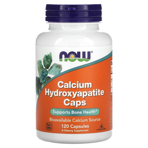 NOW Foods, гидроксиапатит кальция в капсулах, 120 капсул #1
