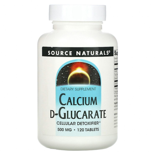 Source Naturals, D-глюкарат кальция, 500 мг, 120 таблеток #1