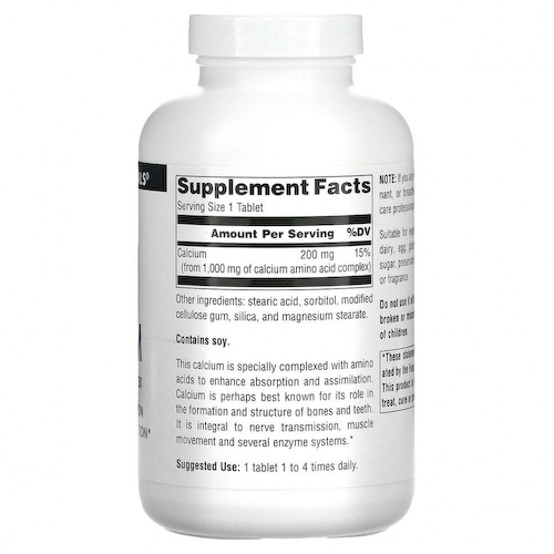 Source Naturals, кальций, 250 таблеток #1