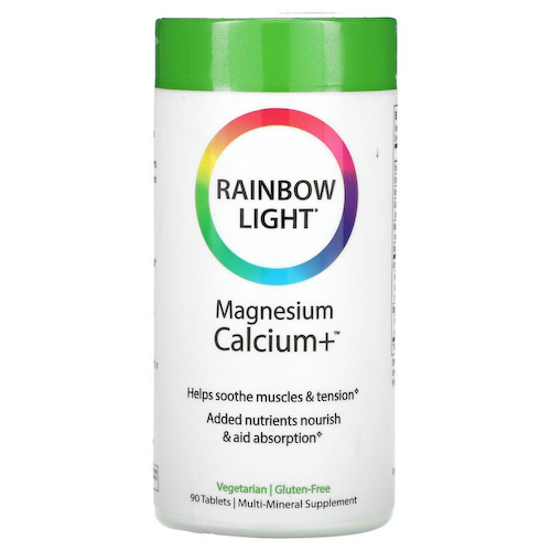 Rainbow Light, магний и кальций+, 90 таблеток #1