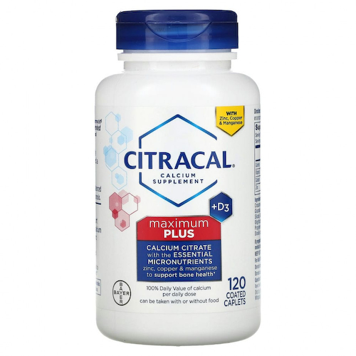 Citracal, Добавка с кальцием и витамином D3, Maximum Plus, 120 капсул, покрытых оболочкой #1