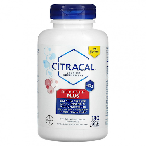 Citracal, Maximum Plus + D3, 180 капсул в оболочке #1