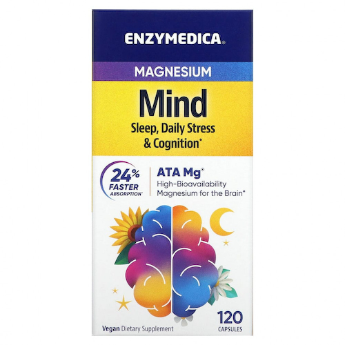 Enzymedica, Магний, для разума, 120 капсул #1